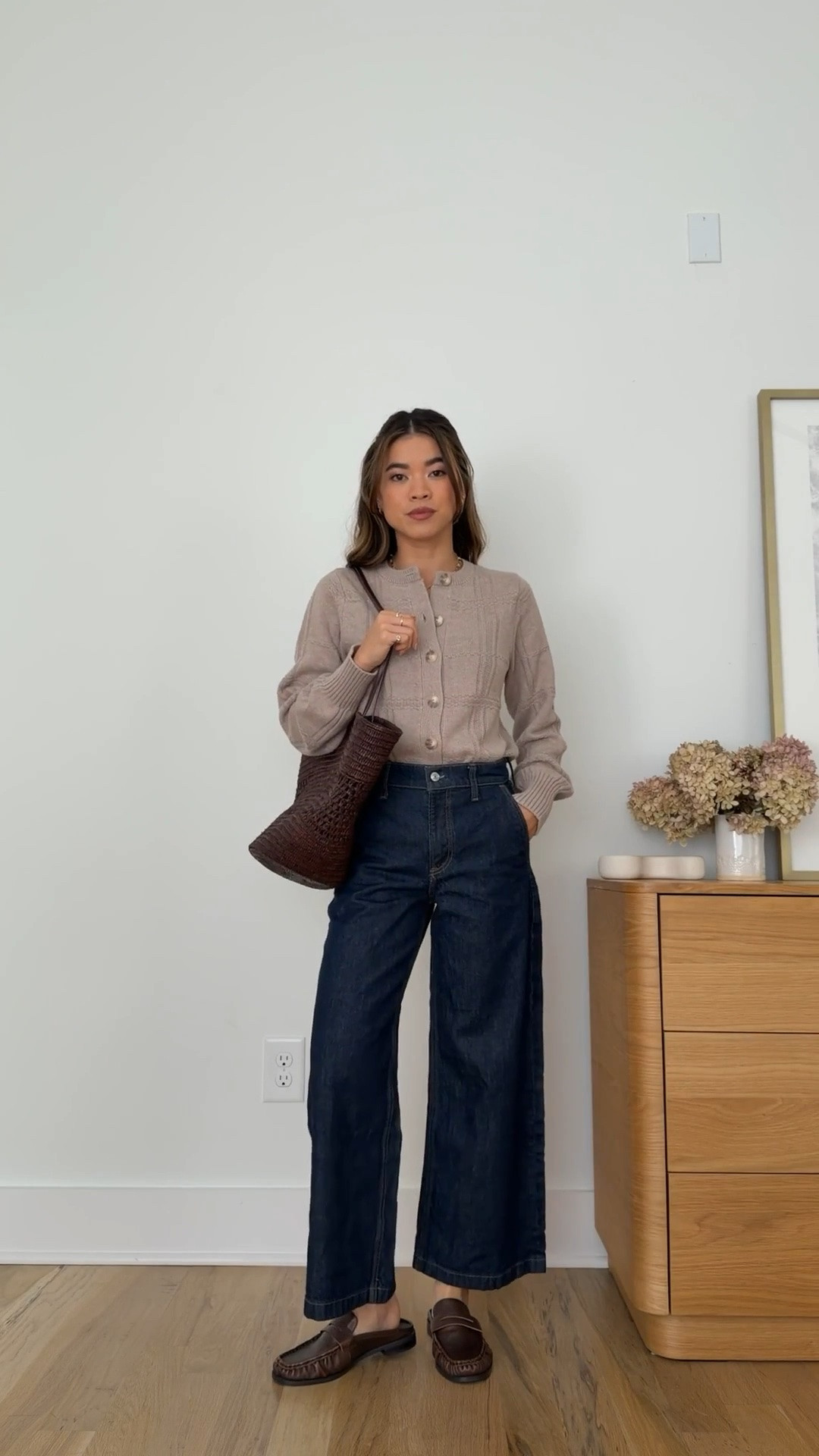 These @abercrombie loafers are perfect for fall. They look great with a pair of dark wash denim!

Sizing info:
- Abercrombie Textural Stitch Shrunken Cardigan (Size XS in Sand) 
- Abercrombie Wide Leg Jeans (Size 23 Extra Short in Rinse Trouser Pocket)

transition tops, autumn tops, early fall tops, lightweight sweaters, petite fashion, mom outfit, mom style, petite pants, petite outfit ideas, petite outfits, best pants for petite, petite denim, spring style, autumn outfits, Abercrombie denim for petite, Best Jeans from Abercrombie for Petite, abercrombie tops,

#LTKootd #LTKSeasonal #LTKPetite