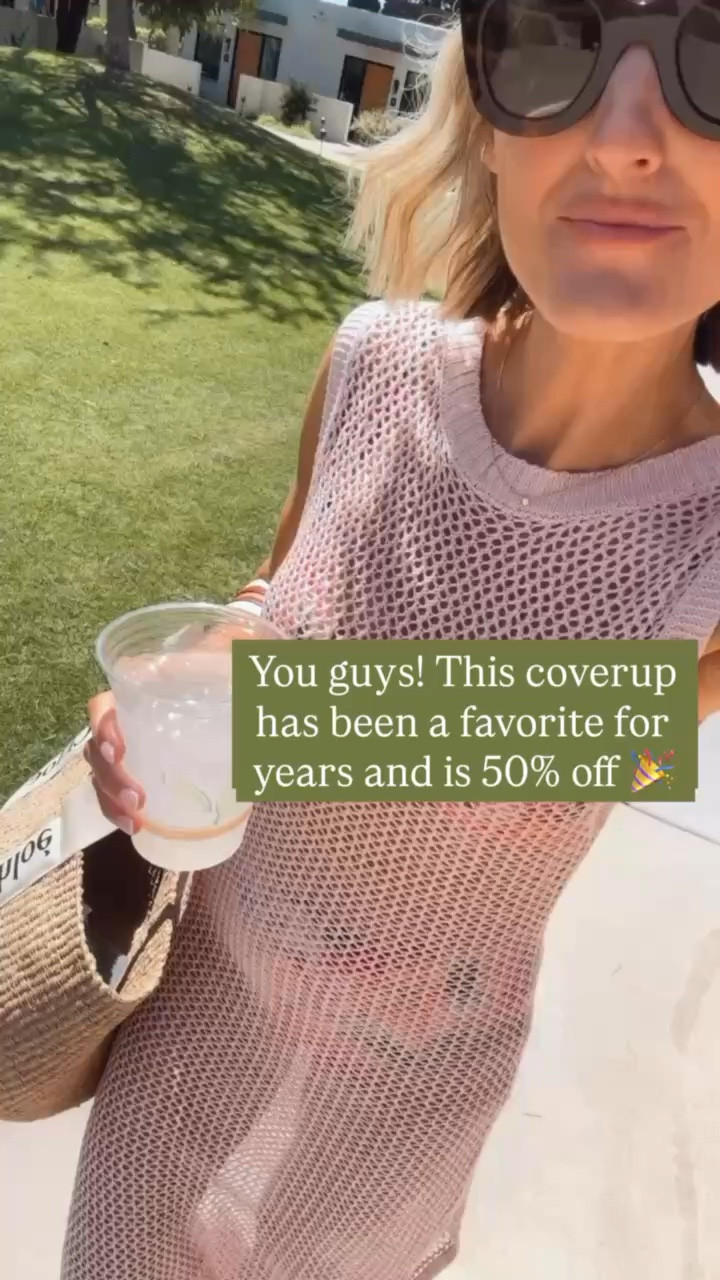 This cover up is currently $15! 👏🏼 Run don’t walk!! Such a cute crochet cover up for your next vacation! Wearing S!

Loverly Grey, Amazon, cover up, resort wear, vacation looks, swimsuit 

#LTKSaleAlert #LTKSwim