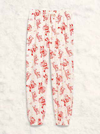 High-Waisted Printed Flannel Pajama Jogger for Women | Old Navy (US)