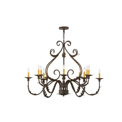 Alease 48"W French Elegance 12 LT Chandelier | Wayfair North America