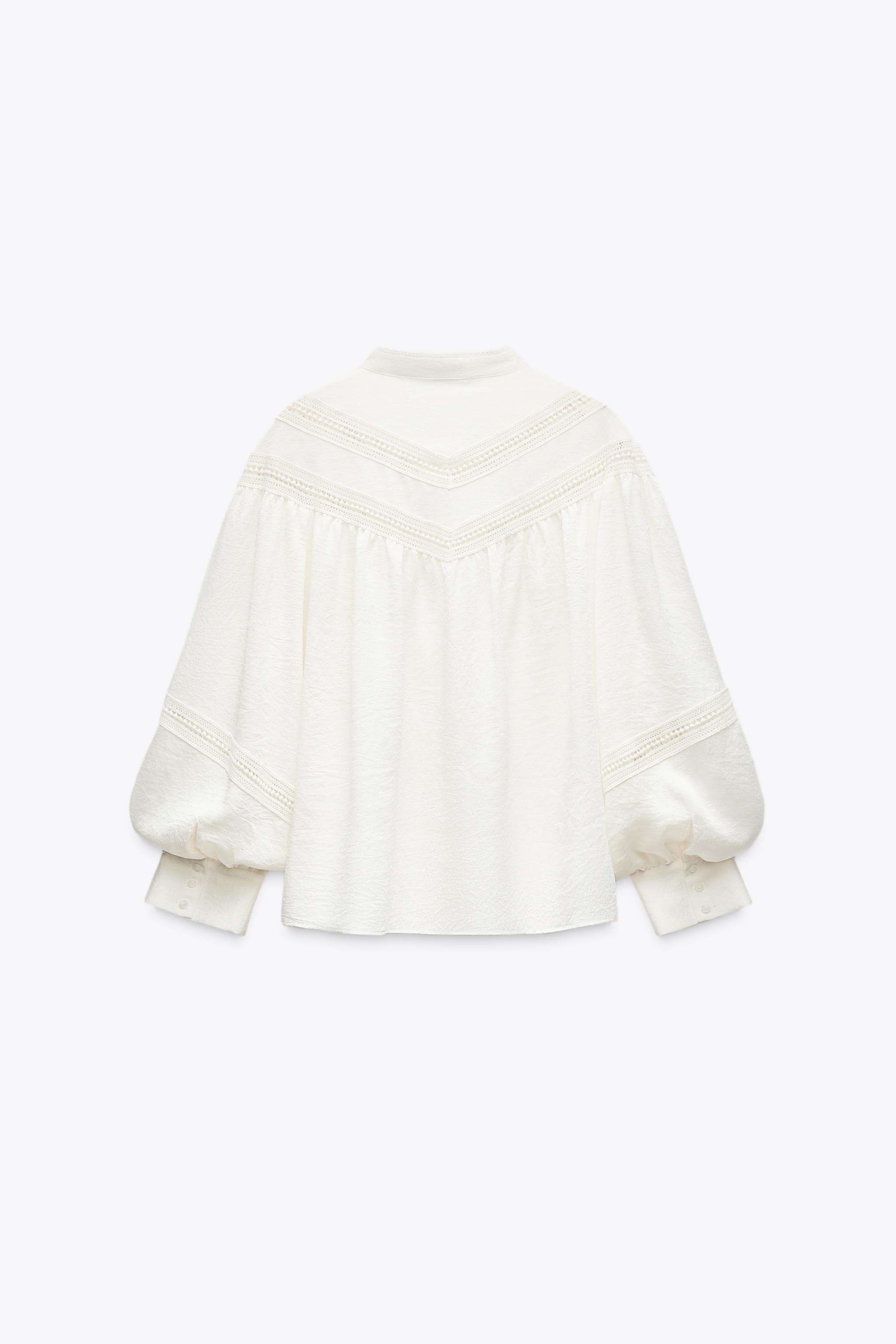 LACE INSERT SHIRT | Zara US