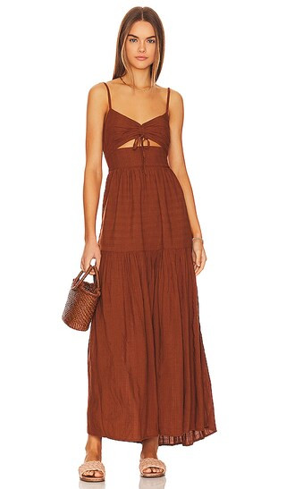 Zuri Dress in Coffee | Revolve Clothing (Global)