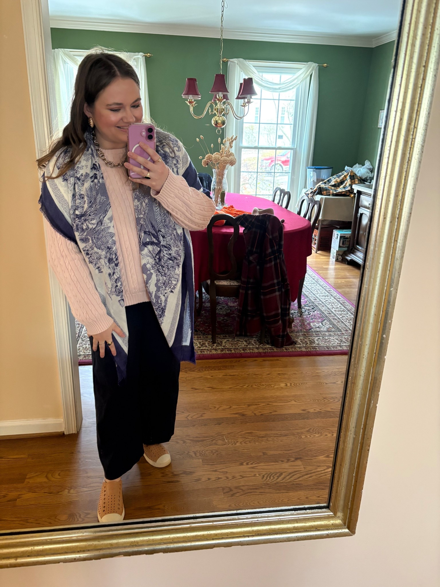 February 17, 2026 OOTD!

Printed scarf • knit sweater • travel shoes • vacation shoes • slip on shoes • comfortable travel shoes 

#LTKdayinmylife #LTKootd #LTKgrwm
