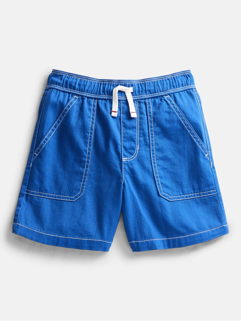 Wonder Nation Little Boys' Cotton Twill Shorts, Sizes 4-10 | Walmart (US)