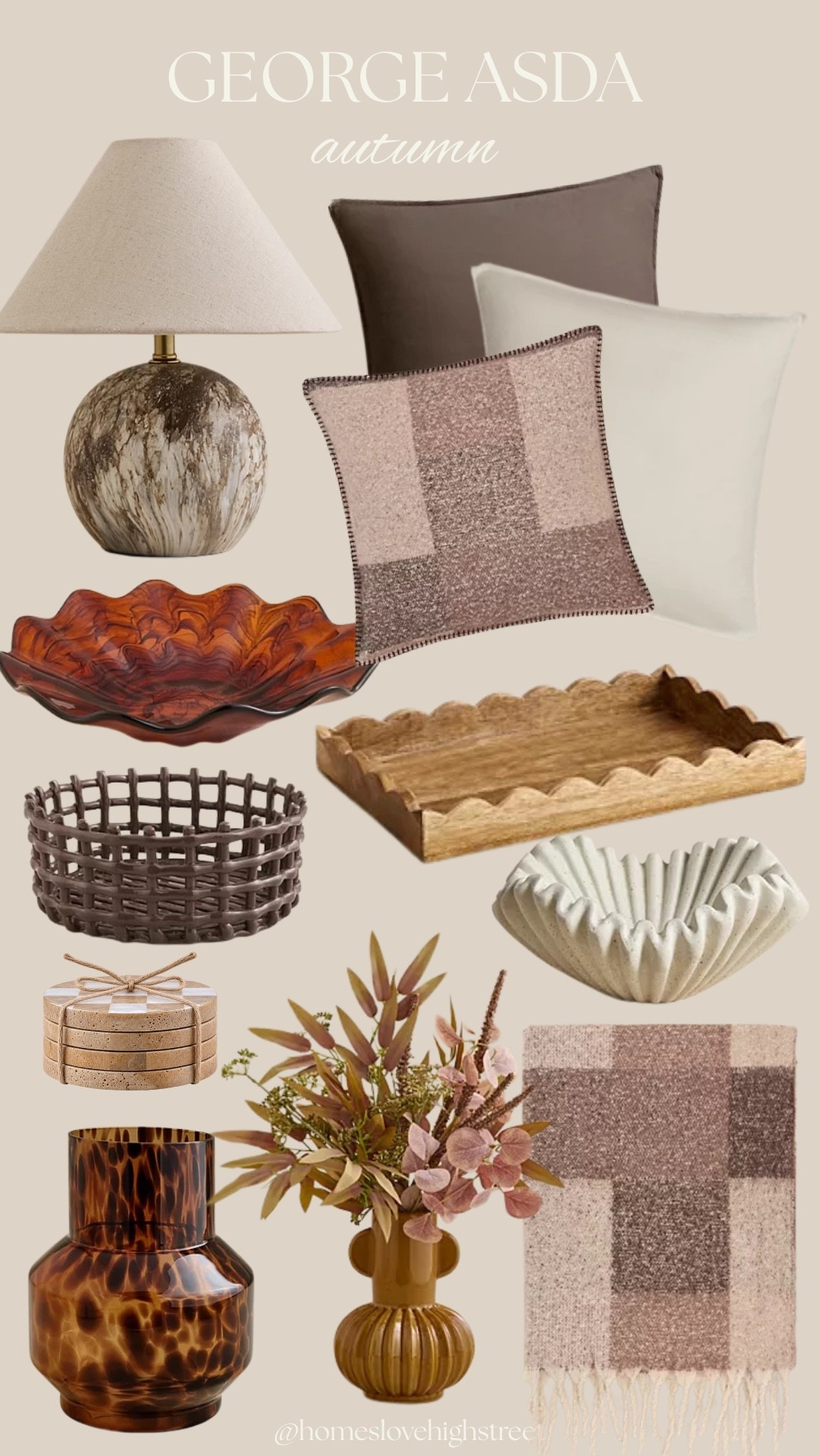 Warm earthy home styling 🤎 Love the mix of chocolate brown, soft blush, natural wood and sculptural textures — cosy, modern and really easy to style through autumn.
All by George home 🍂 

#BrownInteriors #WarmNeutrals #EarthyInteriors #HomeStyling #HomeDecor #InteriorInspo #AutumnHome #CosyHome #NeutralHome #HomewareFinds #ChocolateBrownDecor #TexturedInteriors #LivingRoomInspo #InteriorStyling #AutumnInteriors

#LTKHome #LTKSeasonal
