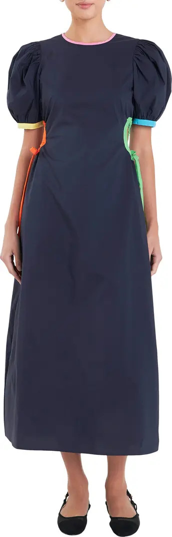 English Factory Colorblock Midi Dress | Nordstrom | Nordstrom