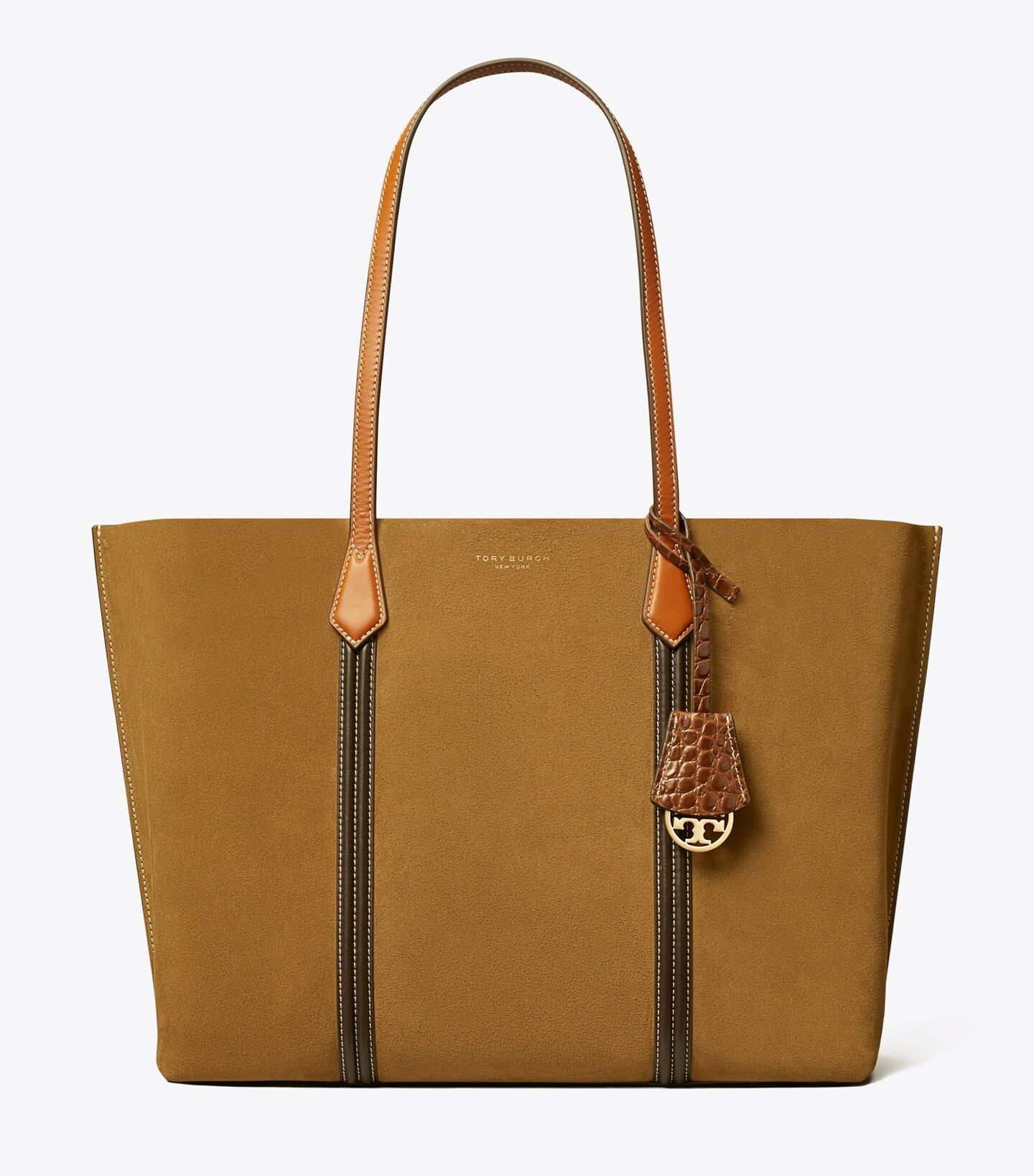 Perry Suede Triple-Compartment Tote: Women's Designer Tote Bags | Tory Burch | Tory Burch (US)