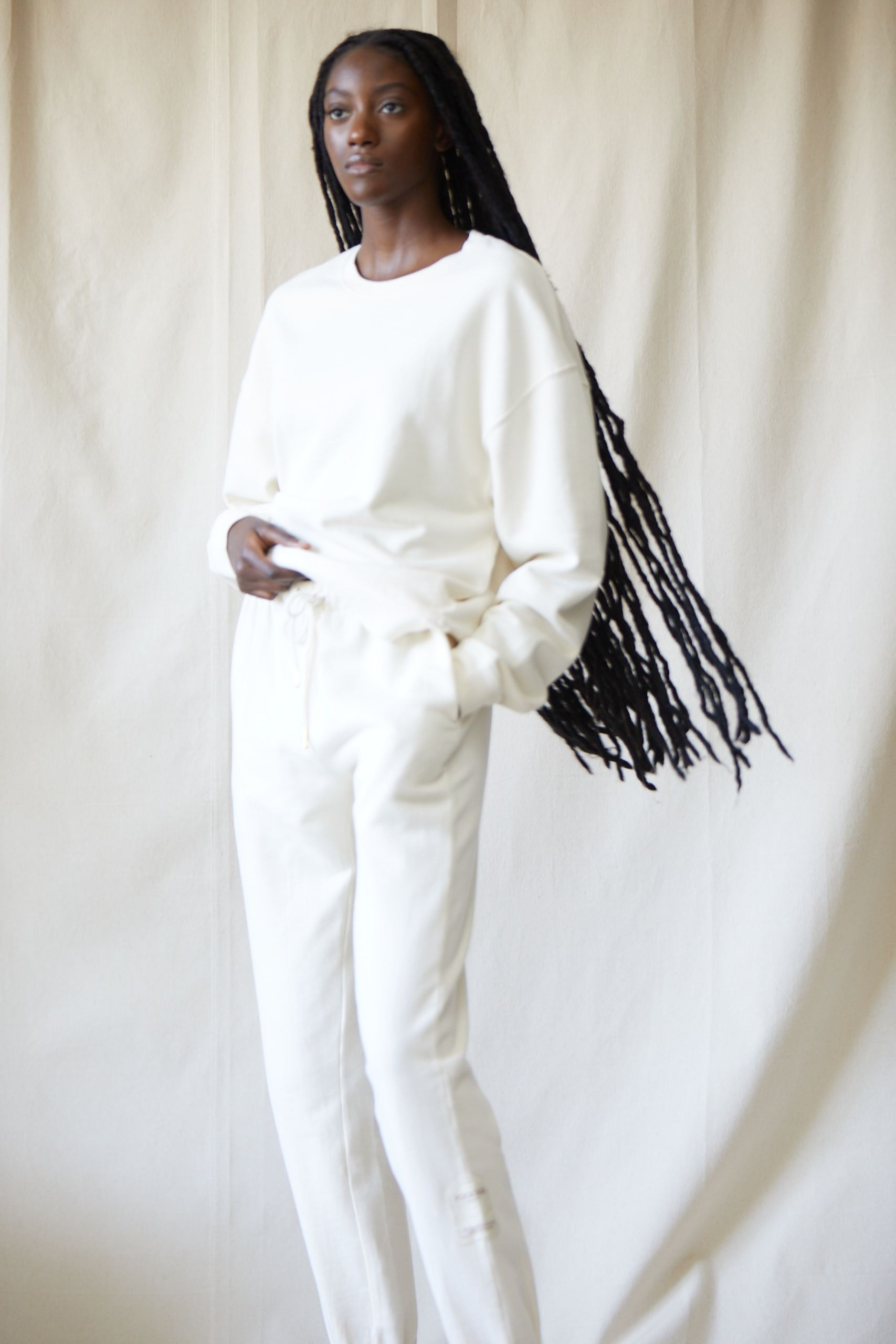 Cotton Oversized Sweatshirt | Poolside