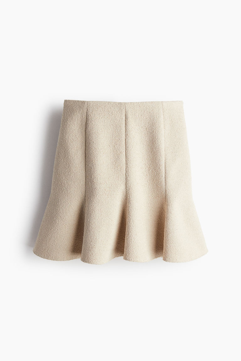 H & M - Flared-Hem Skirt - White | H&M (US + CA)