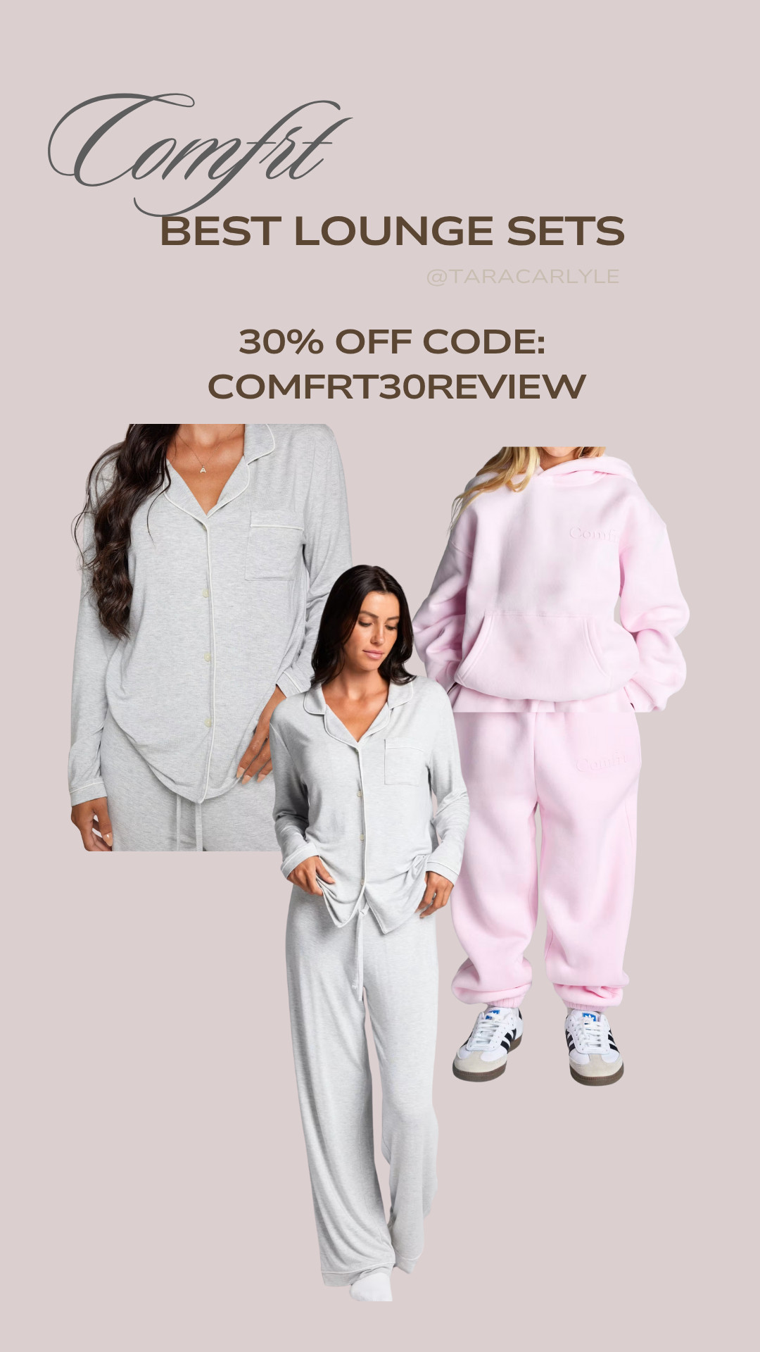 Sweatsuits are oversized.  

 