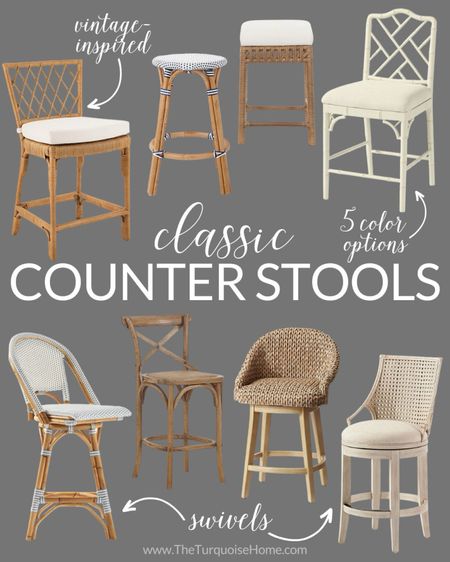 These are my favorite countertop stools. I have the ones in the lower left.

#LTKhome