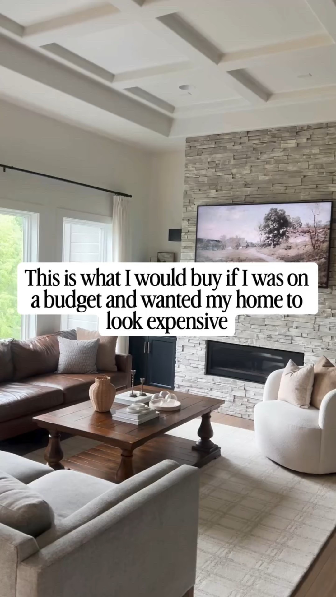 If I wanted my home to look expensive without spending a fortune… these are the exact finds I’d buy 🤎

You do NOT need a designer budget to create a high-end look. It’s all about choosing pieces with good scale, rich texture, and timeless details. Think: oversized art, statement lighting, neutral layers, and elevated hardware.

Follow along if you want your home to look custom — without wasting money on decor that doesn’t work when you get it home 🙌🏼 I share affordable finds that make your space feel designer.

#AffordableHomeDecor #HomeDecorOnABudget #BudgetFriendlyDecor #NeutralHomeDecor #LuxuryForLess DesignerLookForLess AffordableFinds CozyNeutralHome HomeStylingTips ElevatedHome BuilderGradeToBeautiful HomeDecorInspo AmazonHomeFinds WalmartHome TargetHome

how to make your home look expensive on a budget, affordable home decor finds, luxury home decor for less, high end look on a budget, budget friendly decorating ideas, designer home on a budget, neutral home decor ideas, affordable interior design tips, elevate your home decor, expensive looking home ideas, cozy neutral home inspiration, home styling tips for beginners, decorating a builder grade home, affordable luxury home finds, budget home makeover ideas

#LTKmomlife #LTKHome #LTKSeasonal