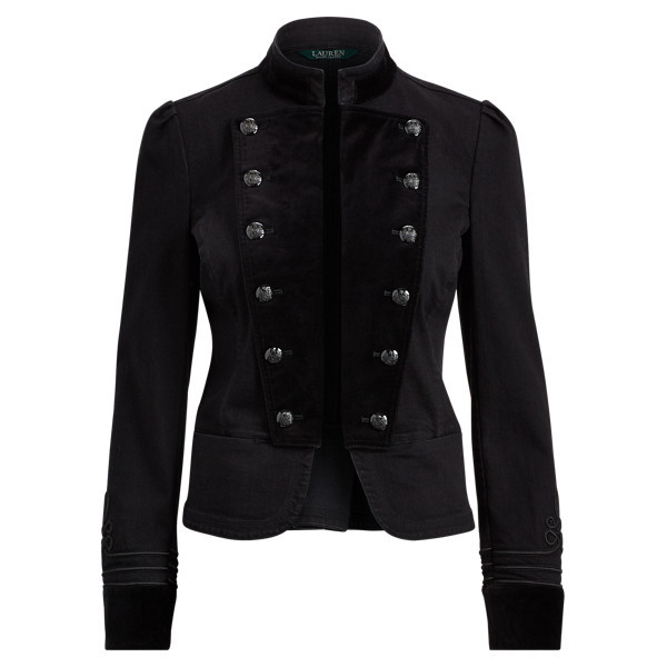 Velvet-Denim Officer's Jacket | Ralph Lauren (US)
