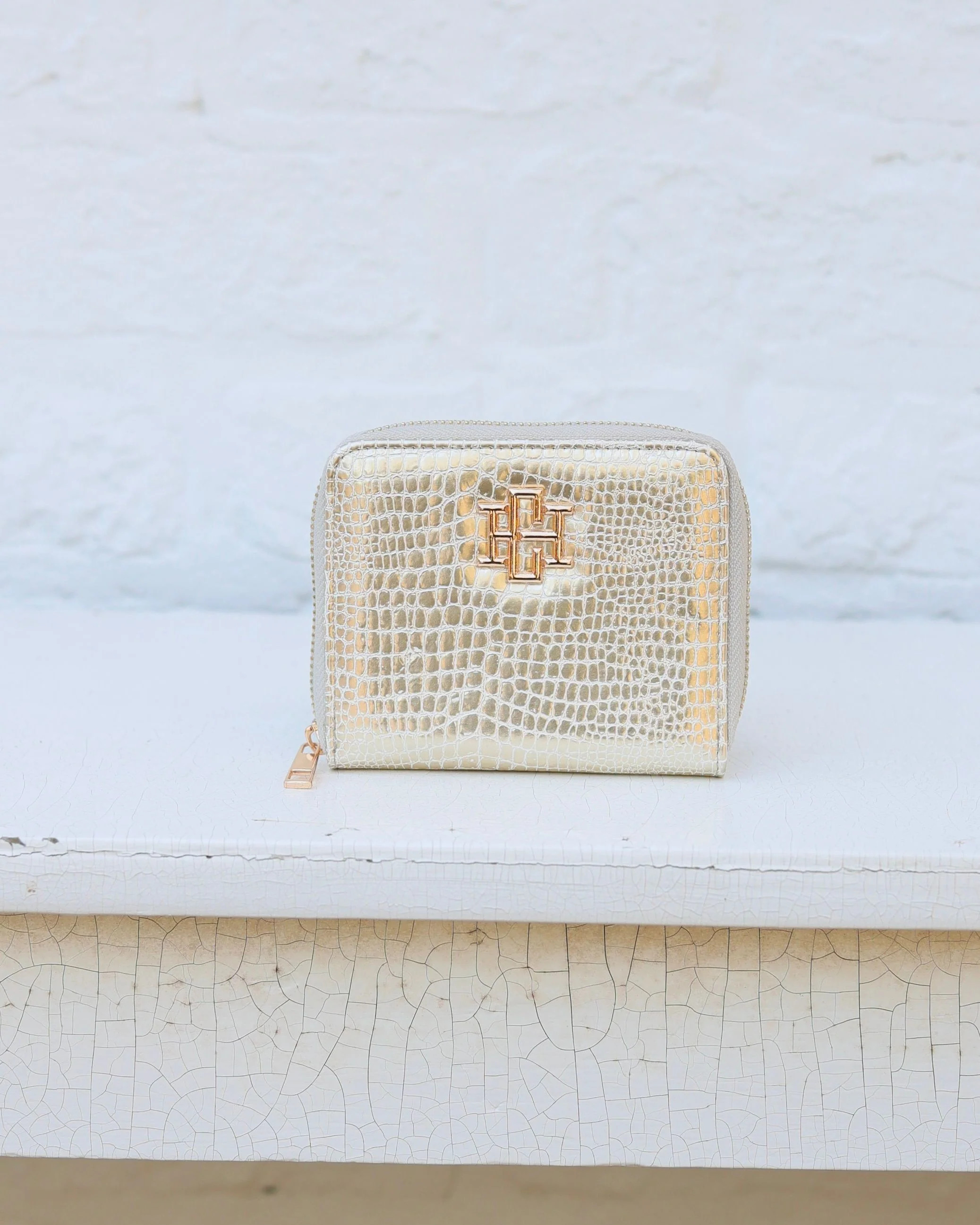 Blakely Wallet Gold EC | Caroline Hill