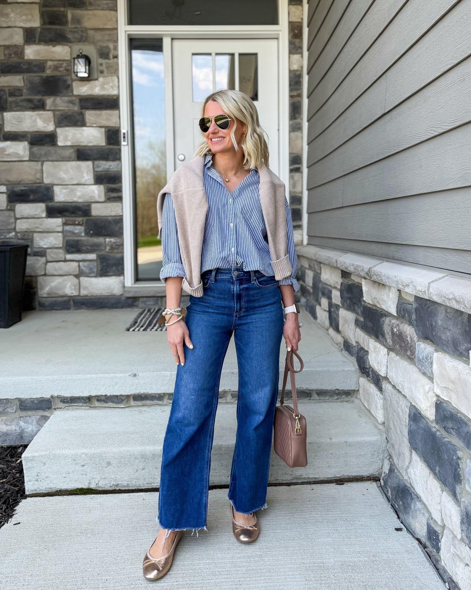 What I wore this week! I love having a sweater to throw over my shoulders in the spring! 
Shirt- old, linked a similar shirt
Jeans- thrifted, but these are a splurge worthy pair of jeans! 
Cardigan- xsmall 

#LTKPetite #LTKootd #LTKOver40