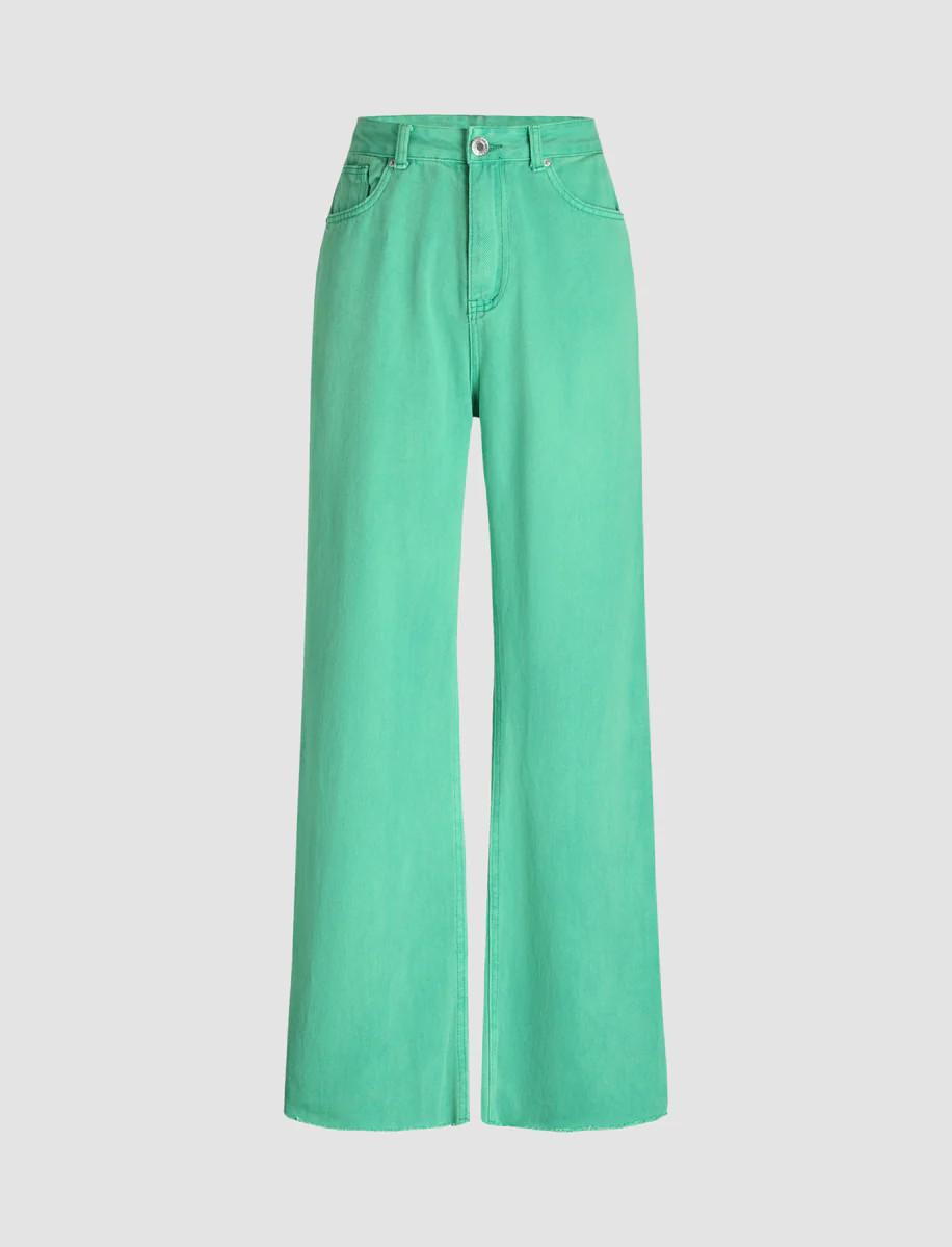 Green Denim Jeans | Cider