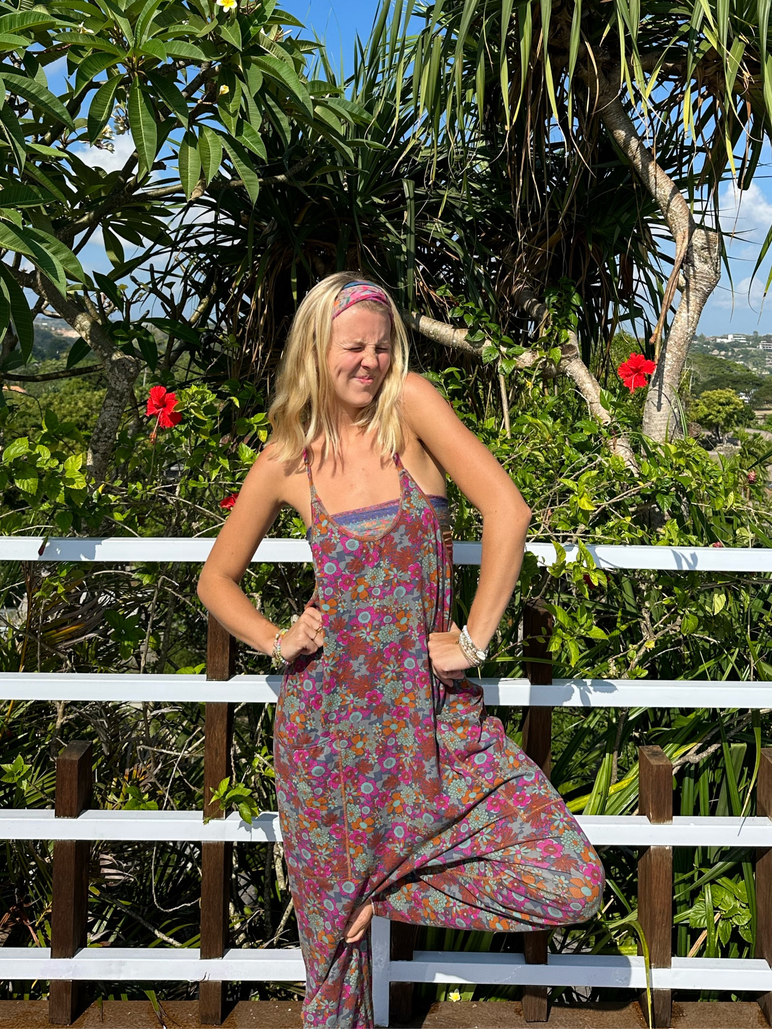 Cozy natural life outfit! I love a cozy jumpsuit & this one paired with a boho bandeau is just the absolute cutest🤭

#LTKtravel #LTKAsia #LTKfindsunder50