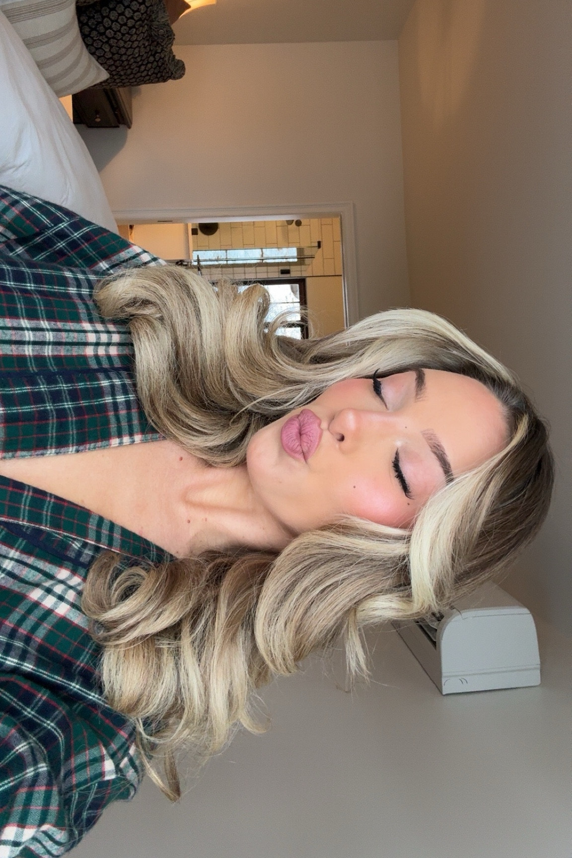 Under eye corrector shade 1
Foundation shade 7N 
Concealer shade oat 
Bronzer shade always sunny 
Blush shade cheer 
Brow shade soft brown + chocolate brow gel 
Lip liner shade iconic 2 
Lipstick shades anniversary and liv it up
Pressed powder shade 2 

#LTKBeauty #LTKFindsUnder100