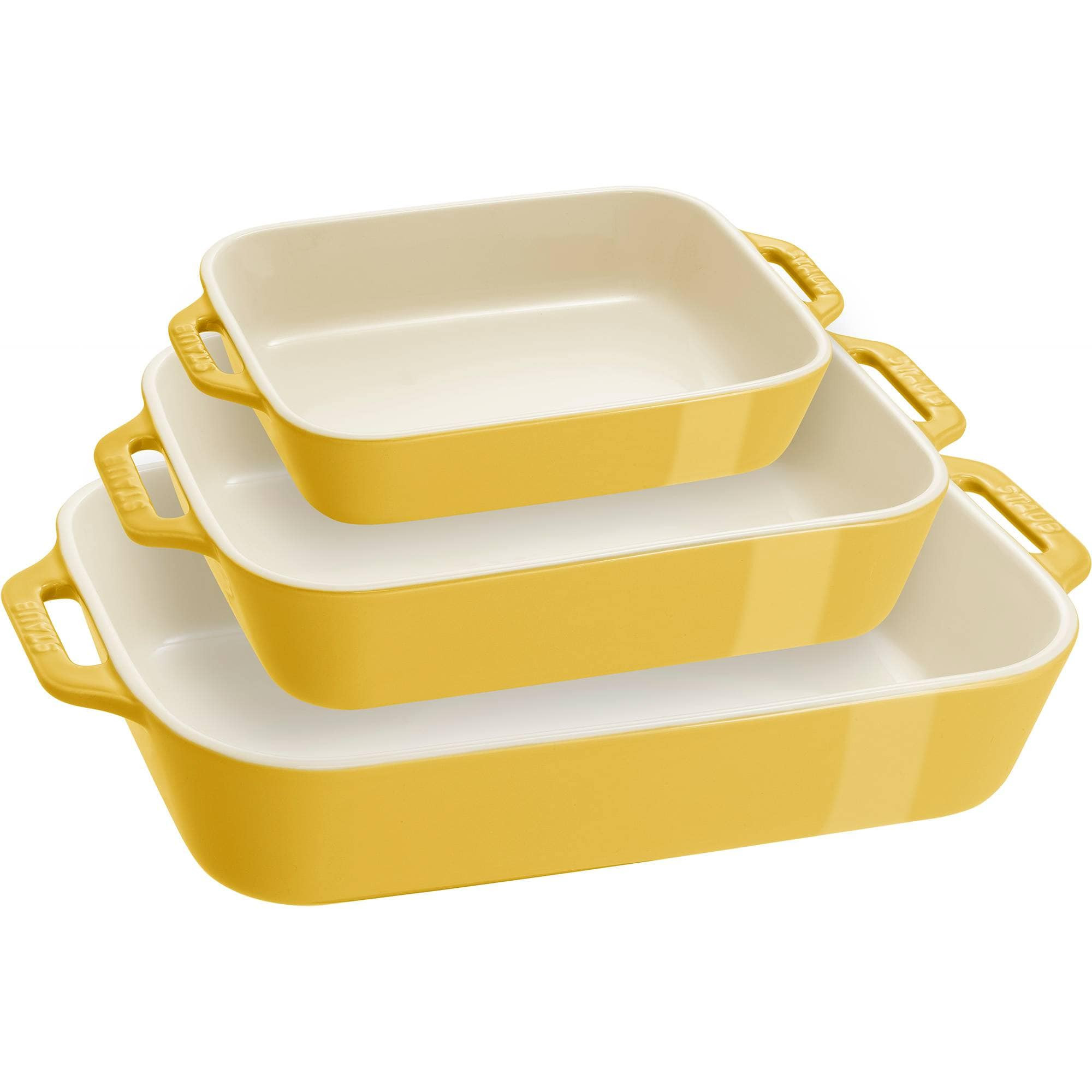 STAUB Ceramic 3-pc Rectangular Baking Dish Set one_size | 1029590 | Lowe's