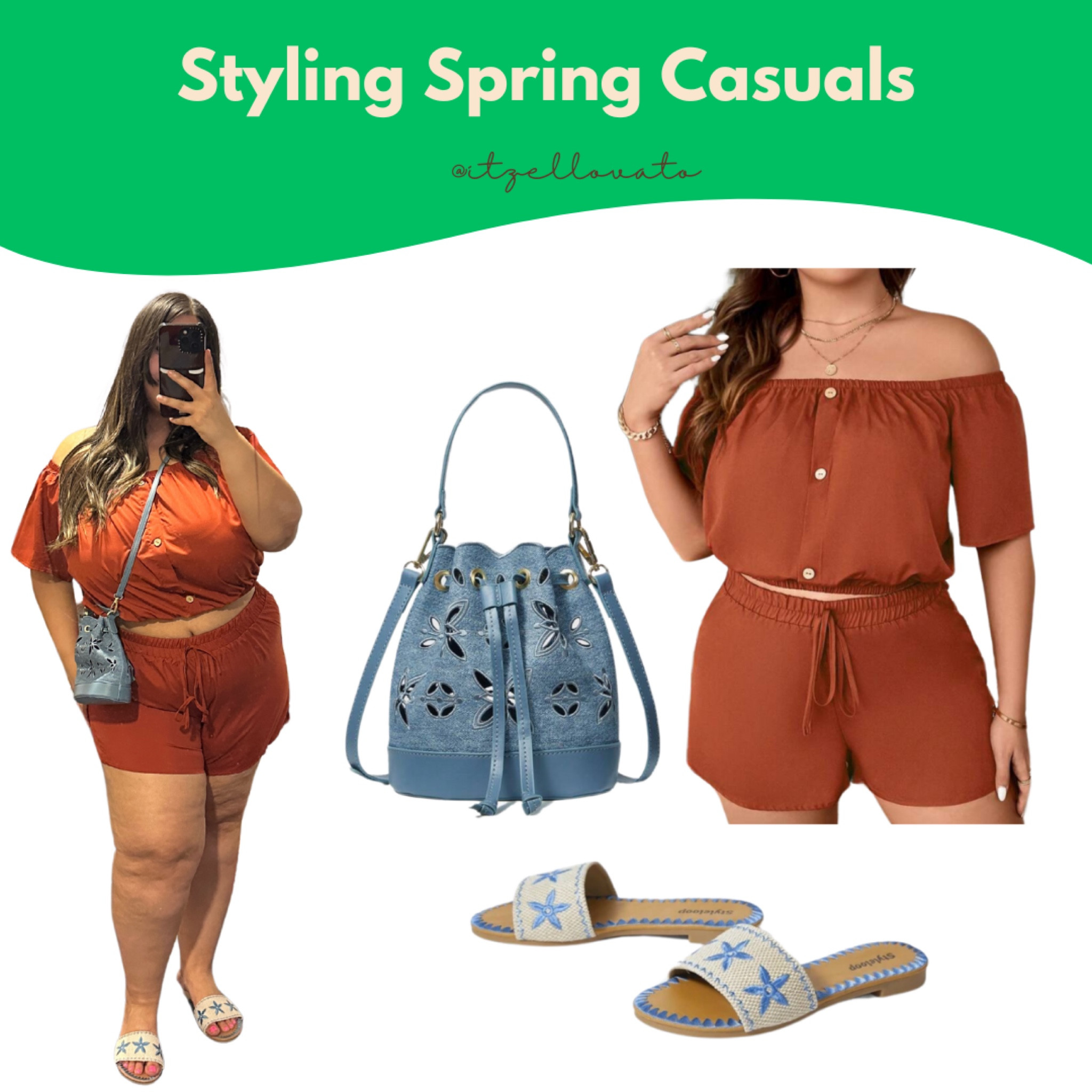 styling spring casuals. Cute two piece. 

#LTKPlusSize #LTKMidsize #LTKStyleTip