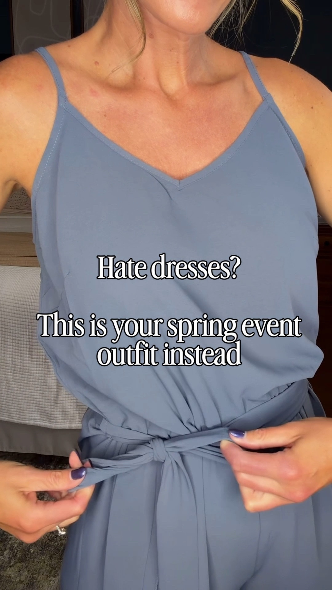 Need an outfit for a special occasion but not into dresses?! 
This jumpsuit is a great option. Wearing medium  

#LTKSeasonal #LTKMothersDay #LTKOver40