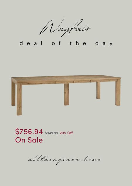 Extendable table on sale for $756‼️

#LTKSaleAlert #LTKU #LTKHome