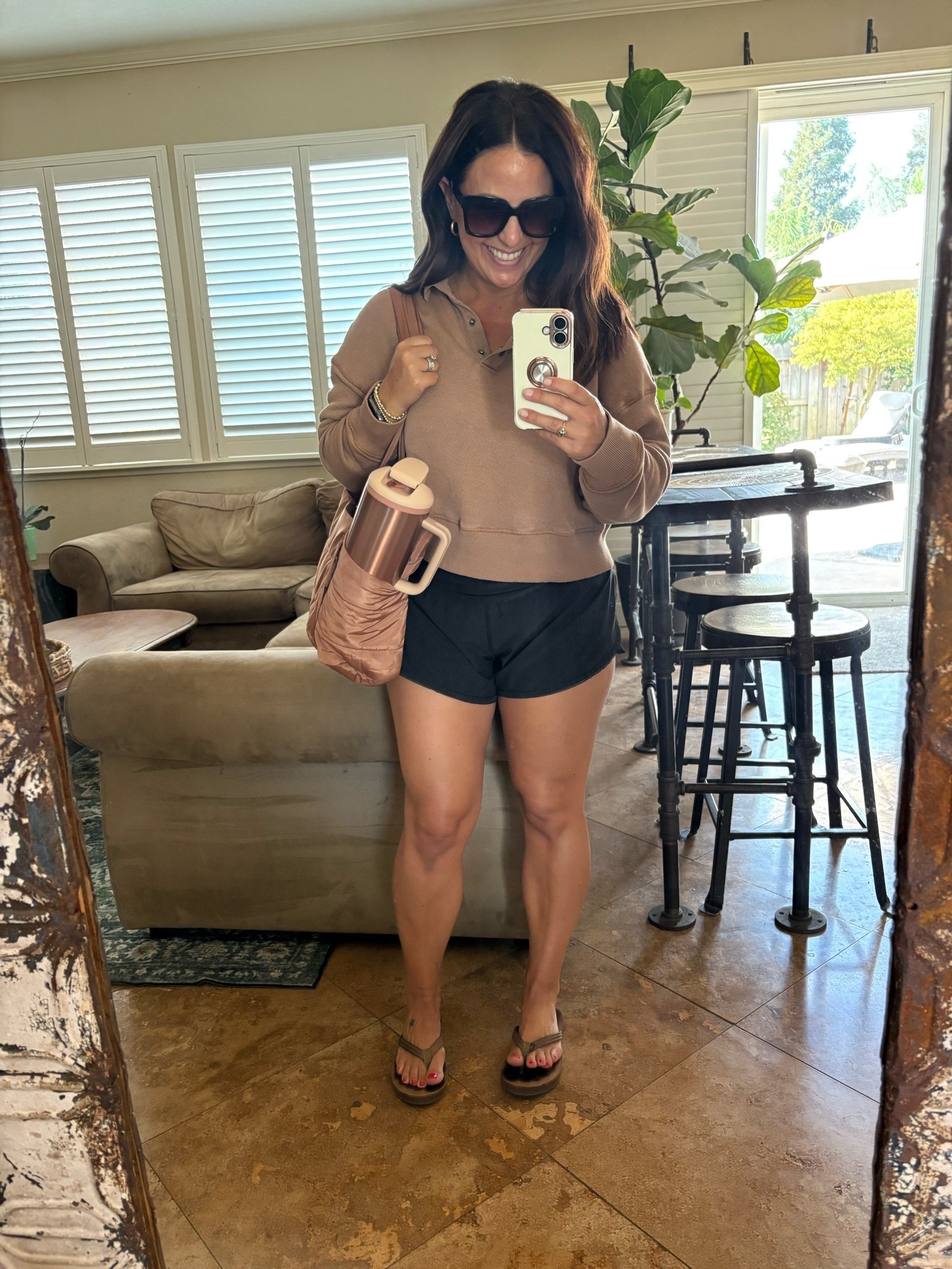 Last day of meetings + classroom prep before the first day of school tomorrow! 🙌🏼 Keeping it comfy and casual in this cropped pullover, lightweight shorts, sandals, and my everyday teacher tote. Perfect for those hot back-to-school days when you’re on your feet all day! 🤎

#TeacherOutfit #TeacherStyle #BackToSchoolOutfit #TeacherWardrobe #CasualTeacherOutfit #WorkingMomStyle

#LTKOver40 #LTKSeasonal #LTKActive
