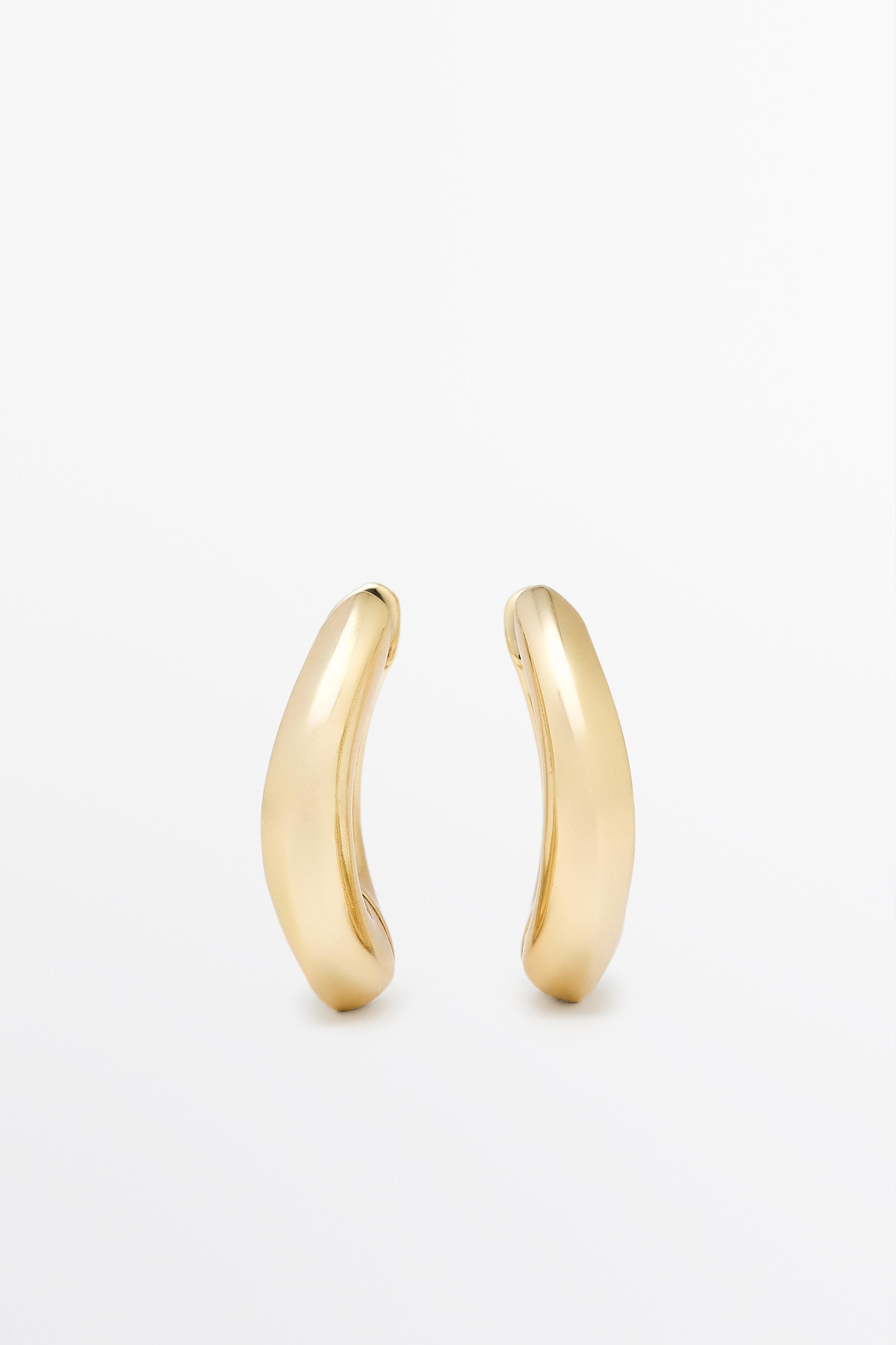 Boucles d'oreilles anneaux volumineux | Massimo Dutti FR