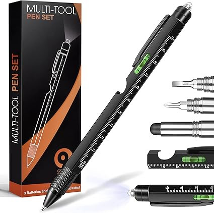 Gifts for Men, Fathers Day Dad Gifts from Daughter Son, 9 in 1 Multi Tool Pen, Cool Gadgets for M... | Amazon (US)
