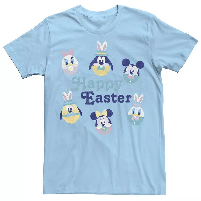 Disney's Mickey & Friends Men's Happy Easter Eggs Tee, Size: XXL, Light Blue | Kohl's