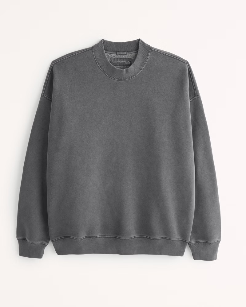 Men's Essential Crew Sweatshirt | Men's | Abercrombie.com | Abercrombie & Fitch (US)