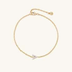 Diamond Letter Bracelet - $300 | Mejuri (Global)