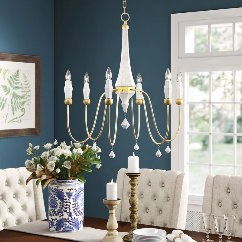 Gabriel 6 - Light Dimmable Classic / Traditional Chandelier | Wayfair North America