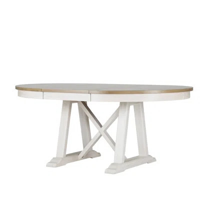 Farmhouse Extendable Oval Dining Table | Wayfair North America