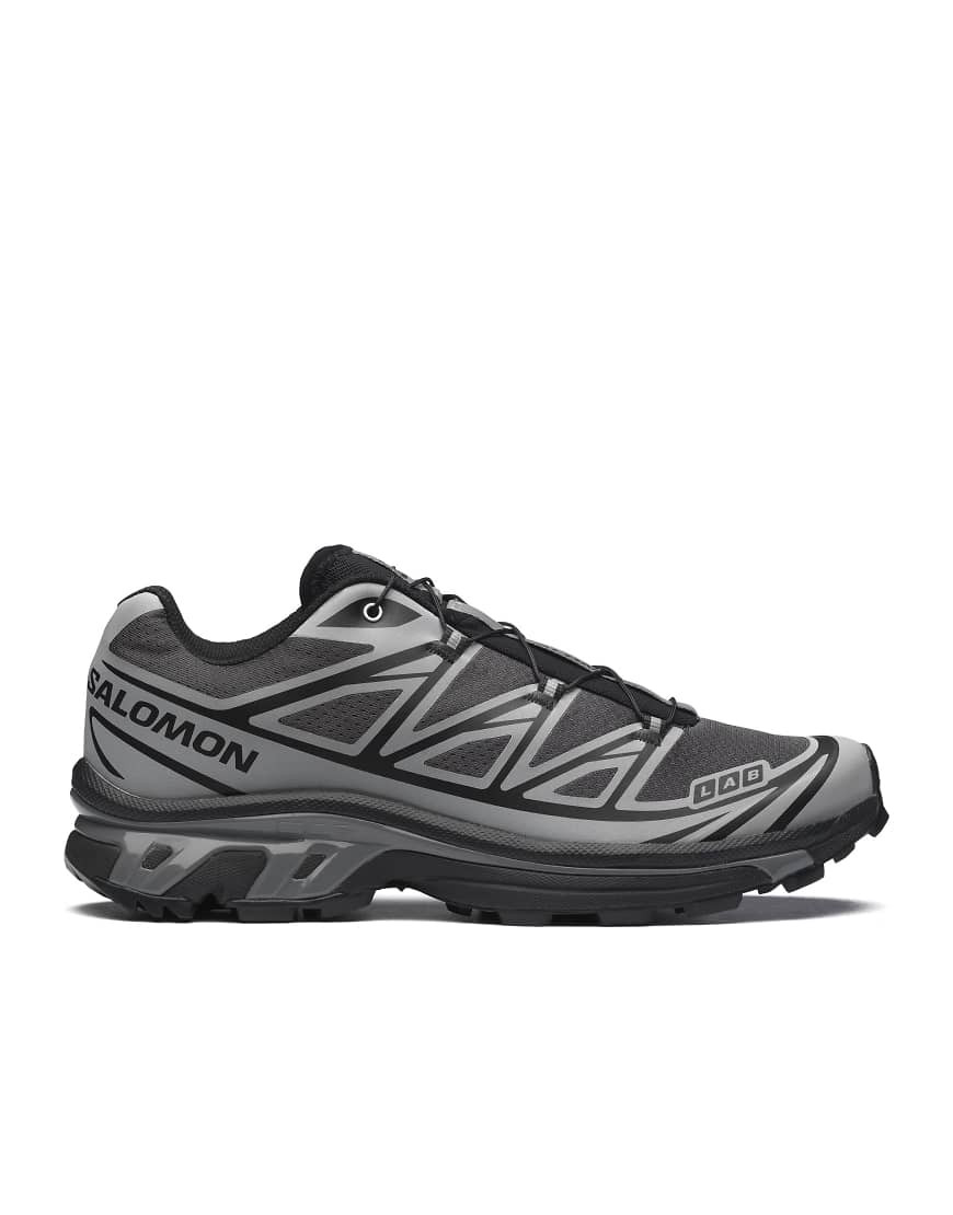 Salomon XT-6 Nocturne Vision trainers in black and silver | ASOS (Global)