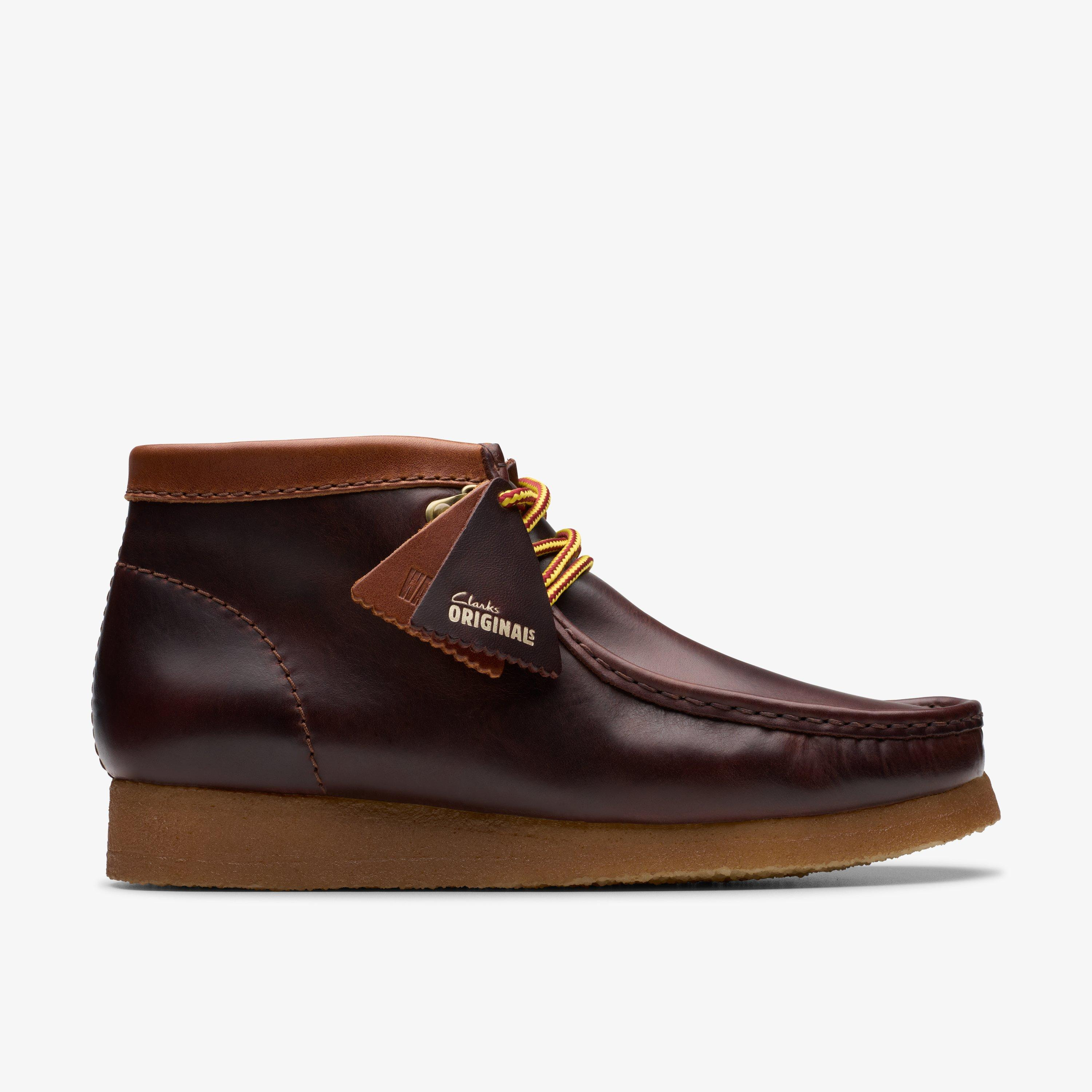 Mens Walla Boot Hiker Burgundy Leather Wallabee | Clarks US | Clarks (US)