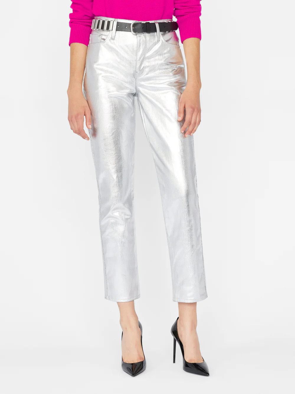 Le Sylvie -- Silver Chrome | Frame Denim