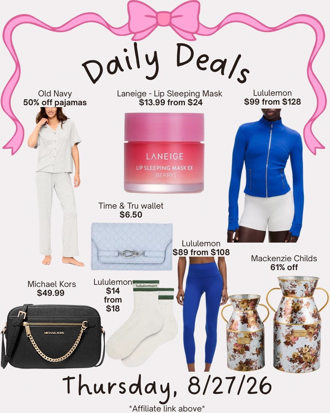Daily deals

#LTKSaleAlert #LTKootd #LTKgrwm