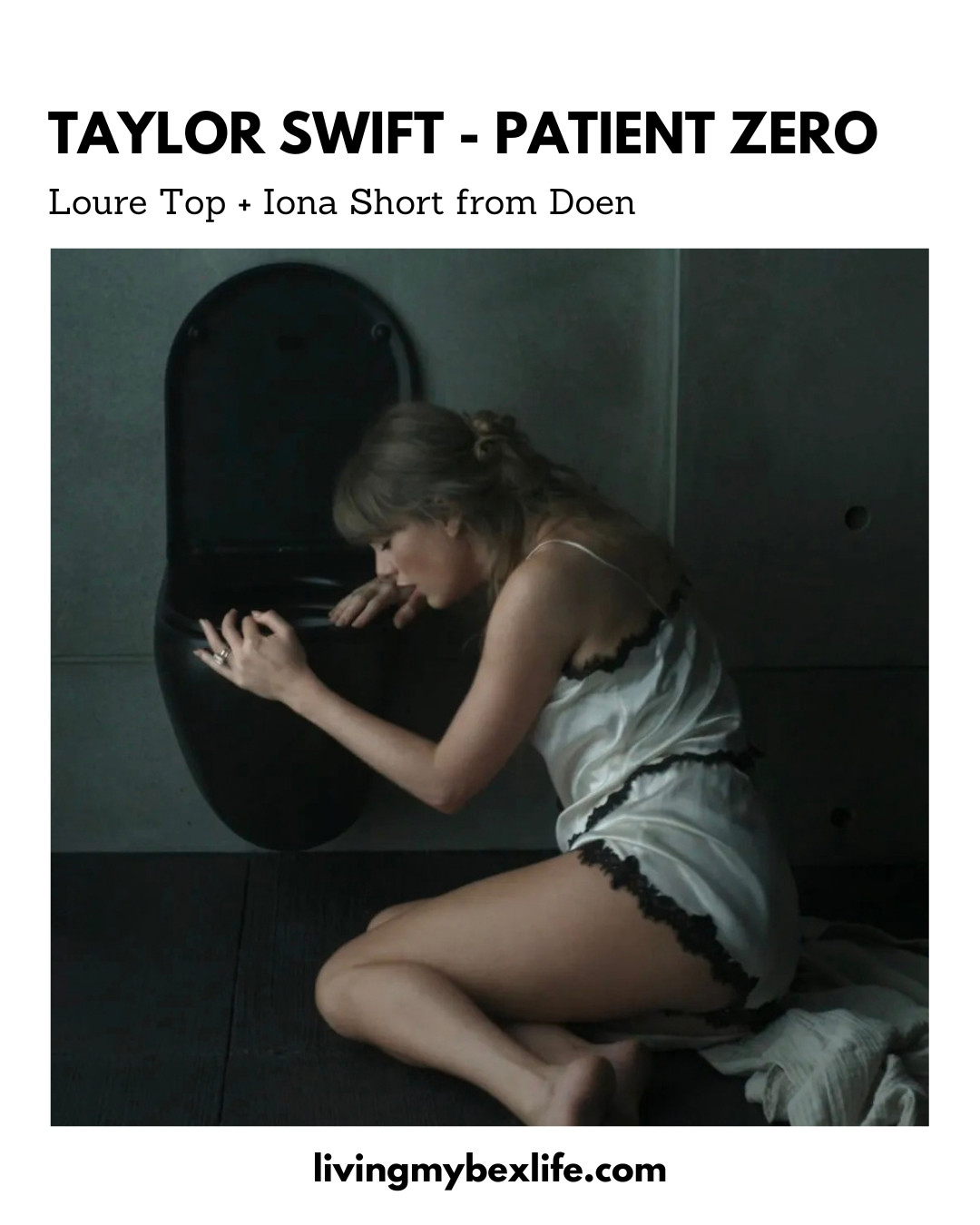 As seen on Taylor Swift in her new music video for Patient Zero: Loure Top and Iona Short from Doen | silk shorts, silk tank, silk pajamas, silk pjs, slip dress, lingerie top, lingerie shorts  

 #LTKgrwm #LTKootd #LTKU