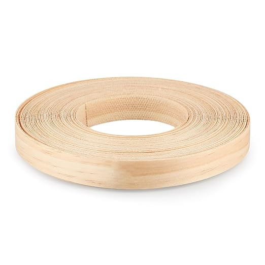 Skelang Pine Edge Banding, 3/4" X 50' Wood Strip Preglued, Iron on Veneer Edging Tape for Cabinet... | Amazon (US)