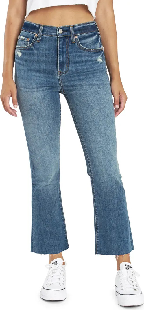 DAZE Shy Girl High Waist Crop Flare Jeans | Nordstrom | Nordstrom