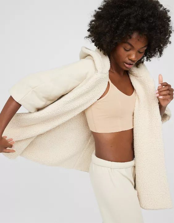 OFFLINE By Aerie Sherpa Lined Cape | Aerie