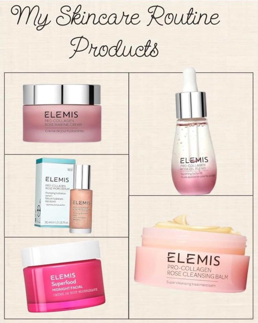 I’ve used Elemis skincare daily for the last few years and it’s hands down my favorite skincare routine. I use the cleansing balm to melt and remove my makeup and clean my face.  The rose oil blend boosts my skin with added essential oils and nutrients.  The rose marine cream nourishes and moisturizes my fave and neck.  At night I use the superfood midnight facial that deeply moisturizes and exfoliates you skin leaving it feel smooth and flawless when you wake up.  All these products are safe and effective for sensitive or rosacea prone skin like mine.  Grab some and try for yourself! You’ll love it! 

#LTKOver40 #LTKgrwm #LTKBeauty