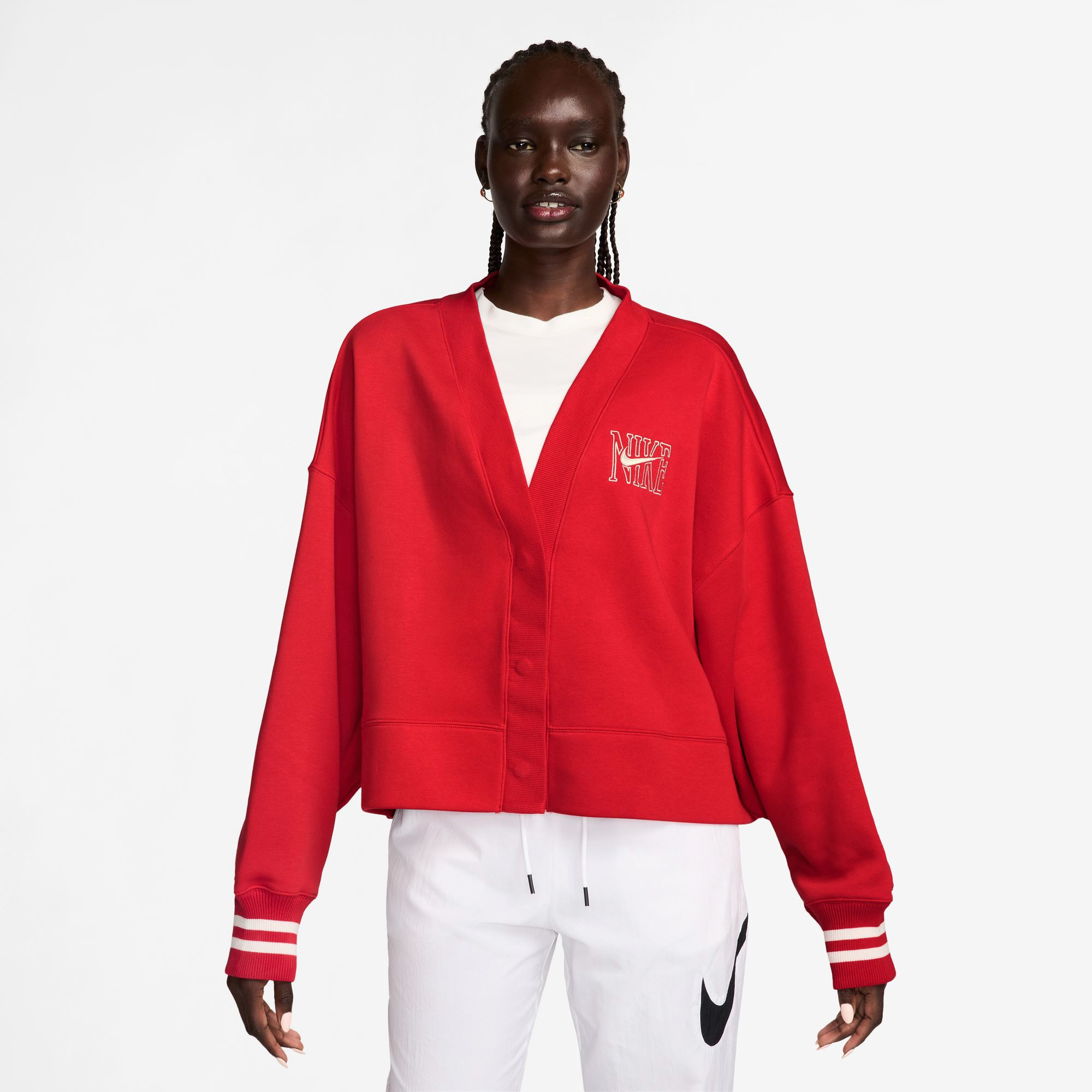 Nike NSW Phoenix Fleece OOS Graphic Cardigan | Foot Locker (US)