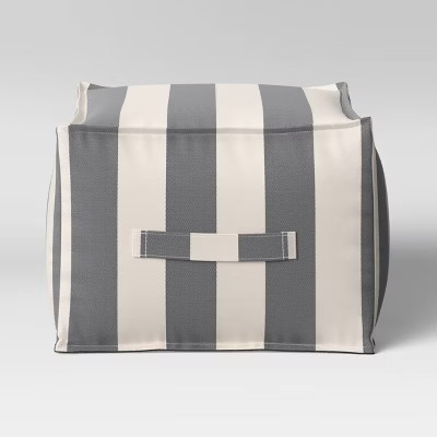 Cabana Stripe Outdoor Pouf  DuraSeason Fabric™ - Threshold™ | Target