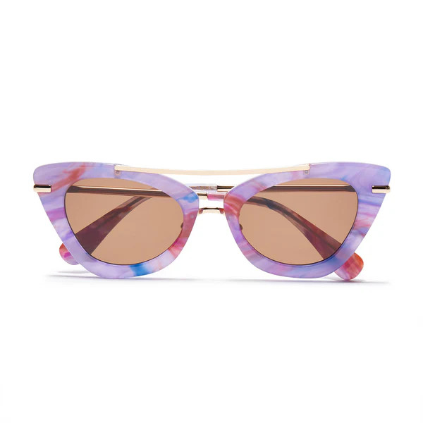 ORCHID CAT EYE AVIATOR SUNGLASSES | LELE SADOUGHI