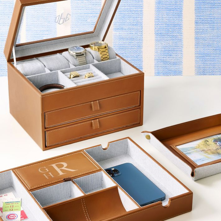 Leather Photo Catchall | Mark and Graham