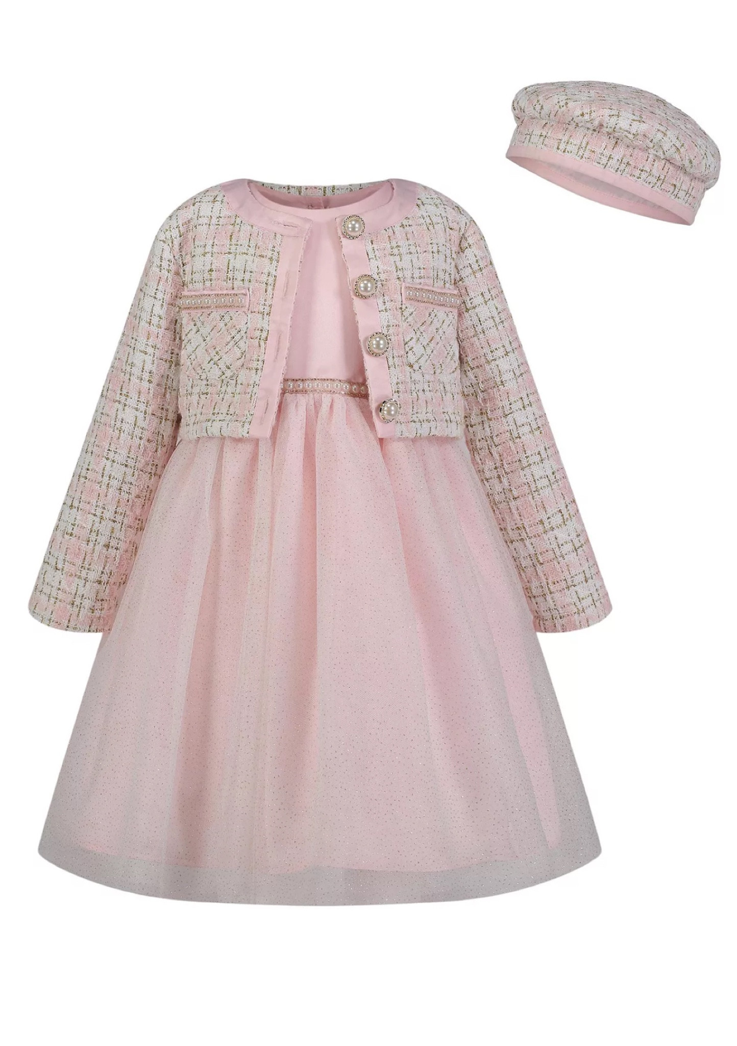 Baby girl pink Spring dress with hat and jacket. Easter dress for girls. #pinkgirlsdress #toddlergirlsdress #girldress #springdressgirls #springdressbabygirl #dresssetbaby 

#LTKfamily #LTKbaby #LTKSeasonal