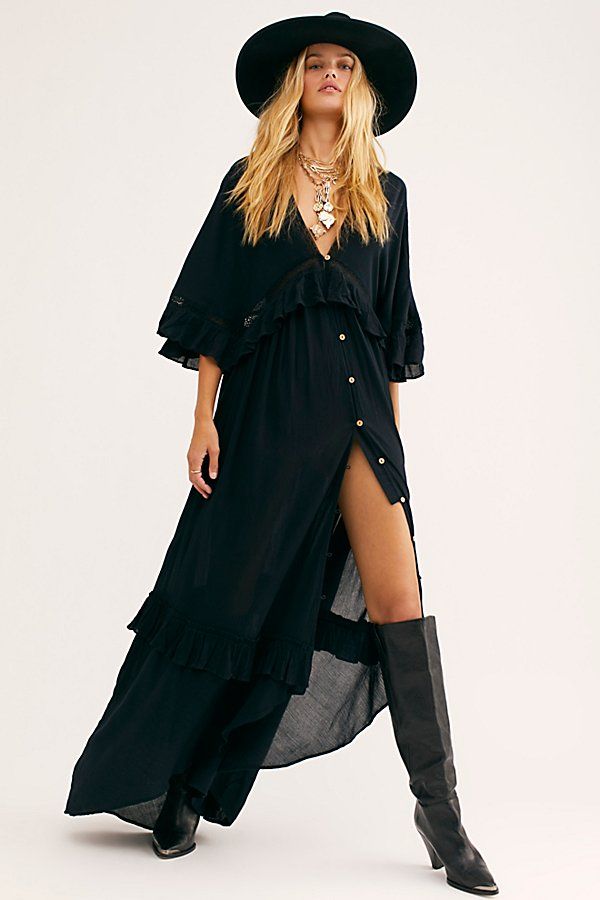 Paradiso Maxi Dress by Endless Summer at Free People, Black, S | Free People (UK)