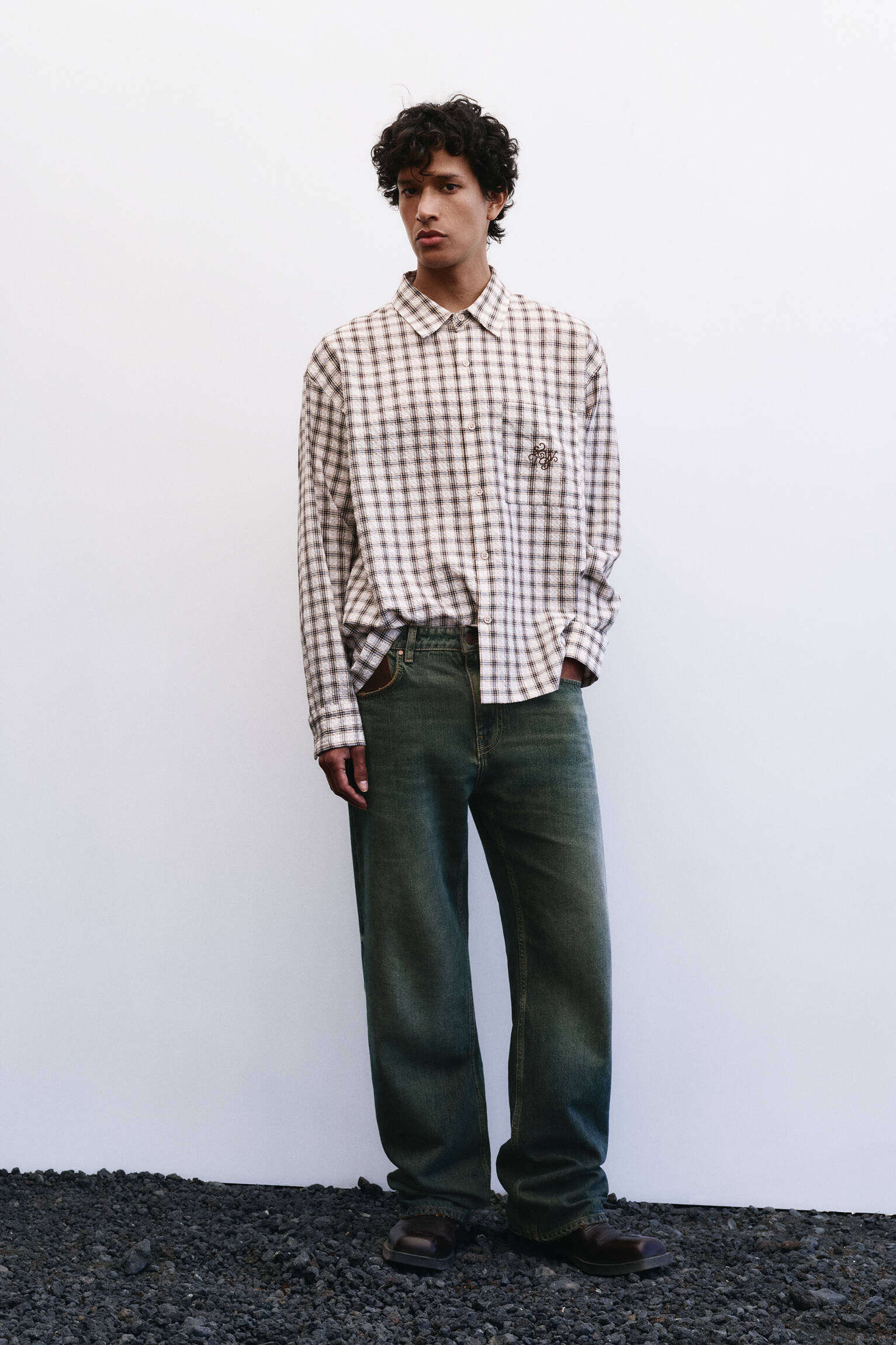 Jeans slim bootcut Monserrat Messeguer | Pull&Bear France | PULL and BEAR FR